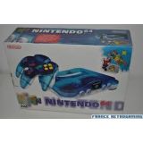 Console Nintendo 64 Bleu Translucide En Boite (occasion)