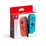 Paire De Manettes Joycon Gauche Bleue Neon Et Droit Rouge Neon