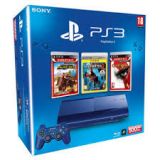 Console Ps3 Ultra Slim Bleu 500 Giga