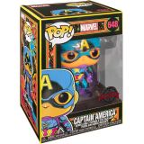 Funko Pop! Marvel Black Light Captain America Special Edition 648