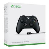 Manette Xbox One Noir Controller + Cable Pc For Windows