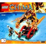 Lego Legends Of Chima 70144 Le Tank Lion De Feu (occasion)