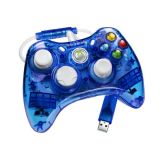 Manette Xbox 360 Filaire Rock Candy Bleu (occasion)