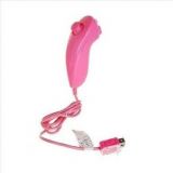 Manette Nunchuk Wii  Light Chuck Rose (occasion)