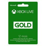 Abonnement Xbox Live Gold 12 Mois