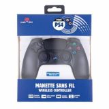 Manette Ps4 Sans Fil Avec Prise Jack Pour Casque/boutons Lumineux - Noir