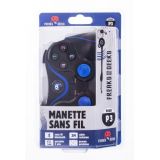 Manette Ps3 Bluetooth Sans Fil Vibrante + Cable De Recharge 3m