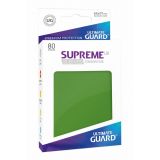 Proteges Cartes Ultimate Guard Supreme Ux Sleeves Taille Standard Vert X80