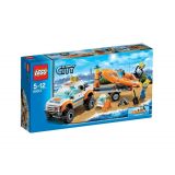 Lego City - 60012 - Jeu De Construction - Le Transporteur Du Bateau Du Garde - Cotes (occasion)