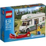 Lego City - 60057 - Jeu De Construction - Le Camping-car Et Son Canoe